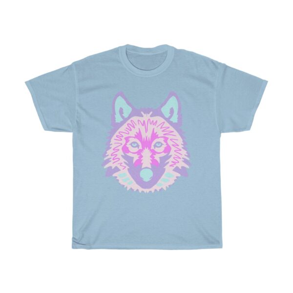 Unisex Heavy Cotton Tee - Wolf_Pastel - Image 5
