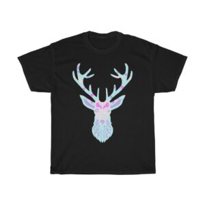 Unisex Heavy Cotton Tee - Deer_Pastel
