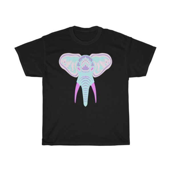 Unisex Heavy Cotton Tee - Elephant_Pastel