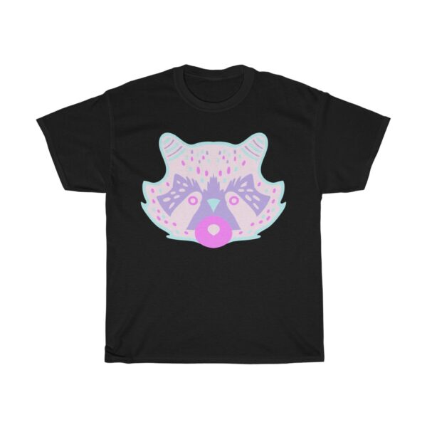 Unisex Heavy Cotton Tee - Racoon_Pastel