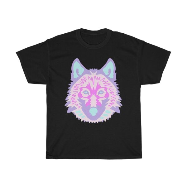 Unisex Heavy Cotton Tee - Wolf_Pastel
