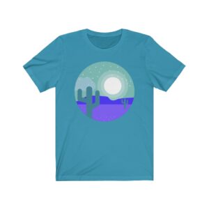 Unisex Jersey Short Sleeve Tee - Desert Cactus Spotlights