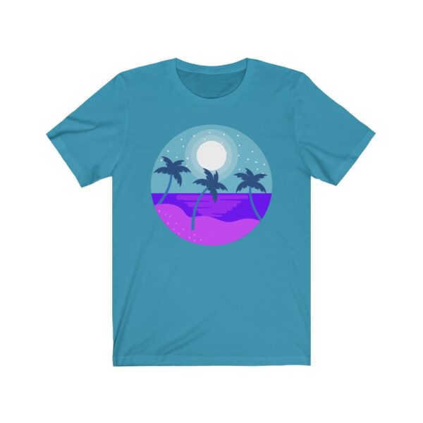 Unisex Jersey Short Sleeve Tee - Palm Beach Spotlights - Image 4