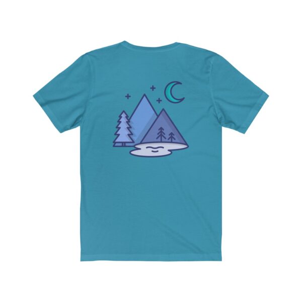 Unisex Jersey Short Sleeve Tee - Indigo Forest - Image 11