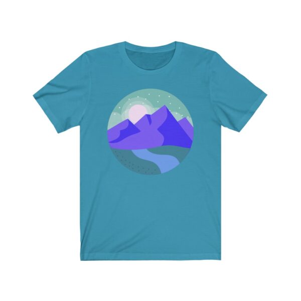 Unisex Jersey Short Sleeve Tee - Mountainside Spotlights - Image 4