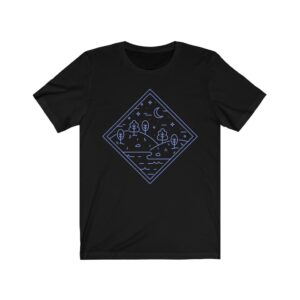 Unisex Jersey Short Sleeve Tee - Night Sky Vibes
