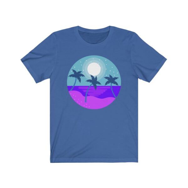 Unisex Jersey Short Sleeve Tee - Palm Beach Spotlights - Image 5