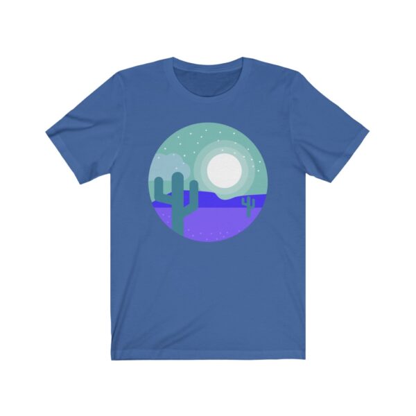Unisex Jersey Short Sleeve Tee - Desert Cactus Spotlights - Image 4