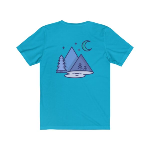 Unisex Jersey Short Sleeve Tee - Indigo Forest - Image 13