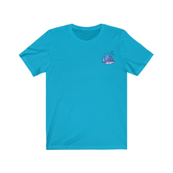 Unisex Jersey Short Sleeve Tee - Indigo Forest - Image 14