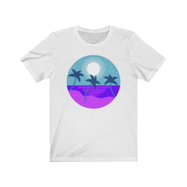 Unisex Jersey Short Sleeve Tee - Palm Beach Spotlights - Image 2