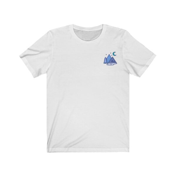 Unisex Jersey Short Sleeve Tee - Indigo Forest - Image 4