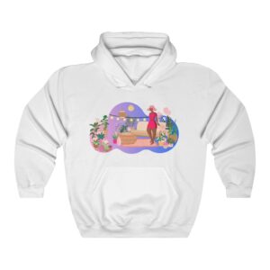 Heavy Blend™ Hooded Sweatshirt - Happy Place I  (LG LOGO)