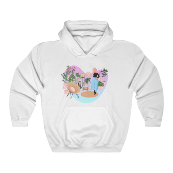 Heavy Blend™ Hooded Sweatshirt - Happy Place II  (LG LOGO) - Image 2