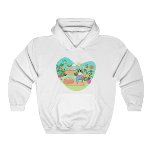 Heavy Blend™ Hooded Sweatshirt - Happy Place III  (LG LOGO) - Image 2