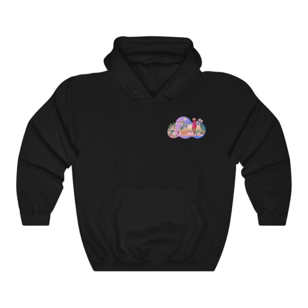 Heavy Blend™ Hooded Sweatshirt - Happy Place I  (SM LOGO) - Image 2
