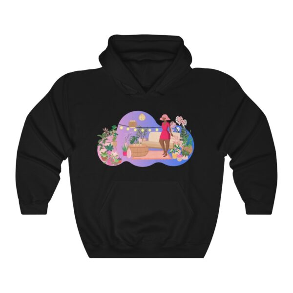 Heavy Blend™ Hooded Sweatshirt - Happy Place I  (LG LOGO) - Image 2