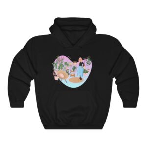 Heavy Blend™ Hooded Sweatshirt - Happy Place II  (LG LOGO)