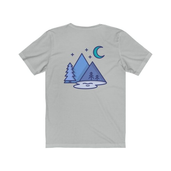 Unisex Jersey Short Sleeve Tee - Indigo Forest - Image 9