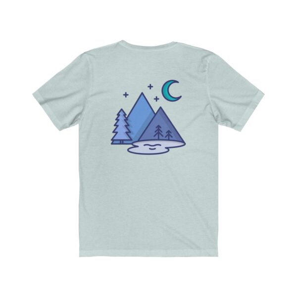 Unisex Jersey Short Sleeve Tee - Indigo Forest - Image 7