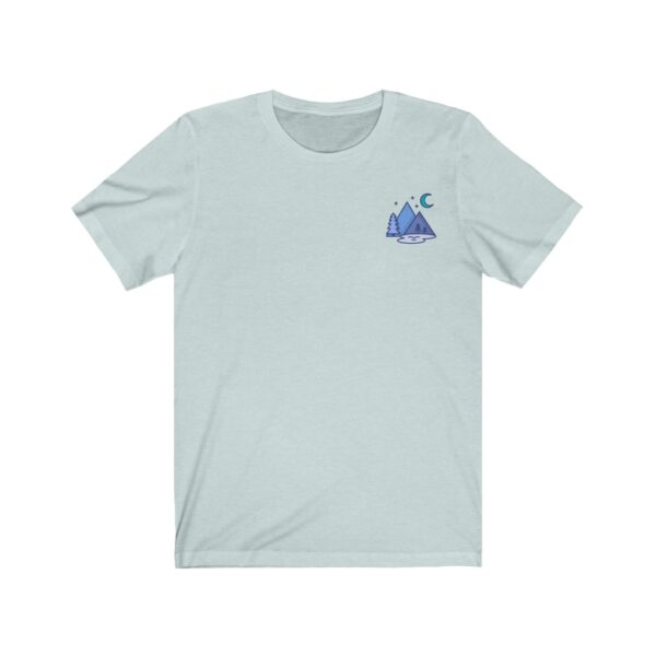 Unisex Jersey Short Sleeve Tee - Indigo Forest - Image 8