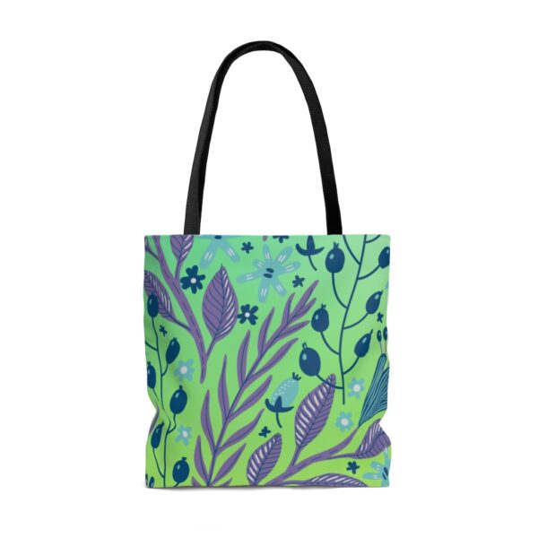 Tote Bag - Berry Leafy Pattern - Image 2