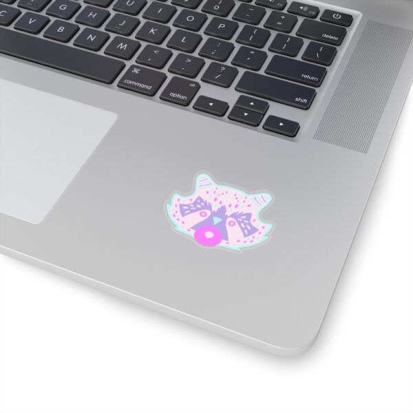 Kiss-Cut Stickers- Racoon Face Pastel - Image 5