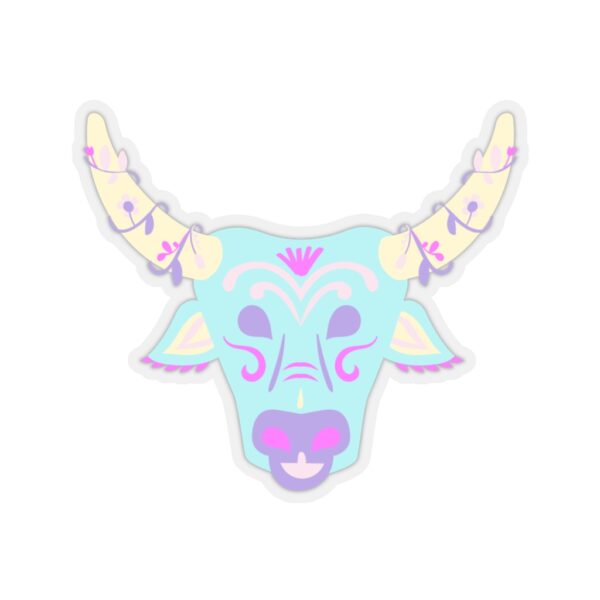 Kiss-Cut Stickers - Bull Face Pastel - Image 4