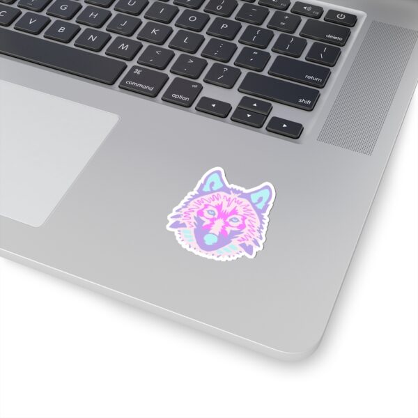 Kiss-Cut Stickers - Wolf Face Pastel - Image 8