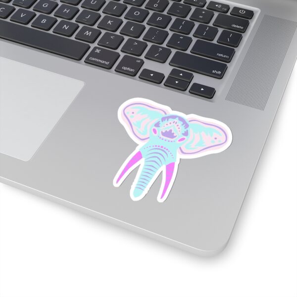 Kiss-Cut Stickers- Elephant Face Pastel - Image 11