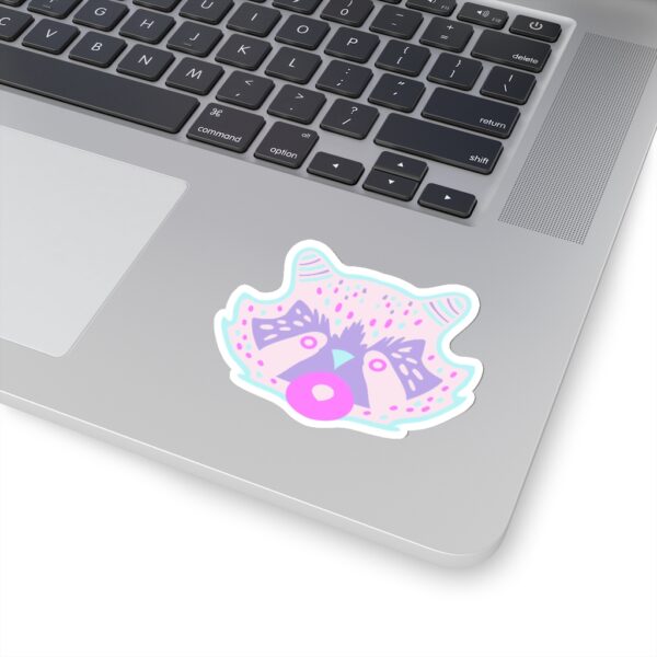 Kiss-Cut Stickers- Racoon Face Pastel - Image 11