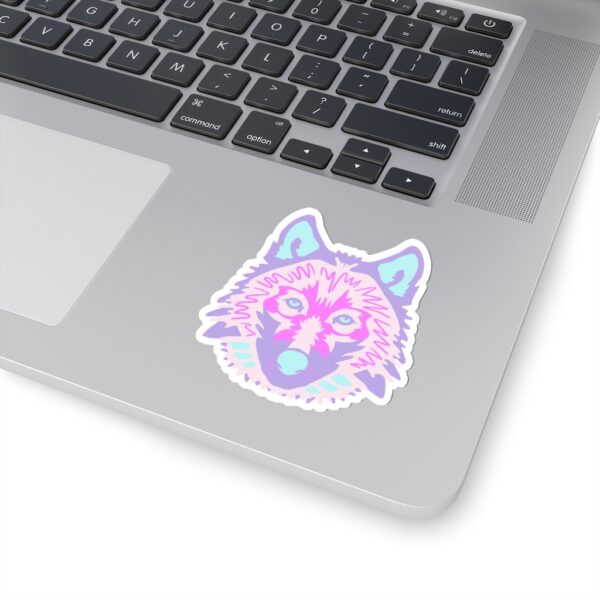 Kiss-Cut Stickers - Wolf Face Pastel - Image 11