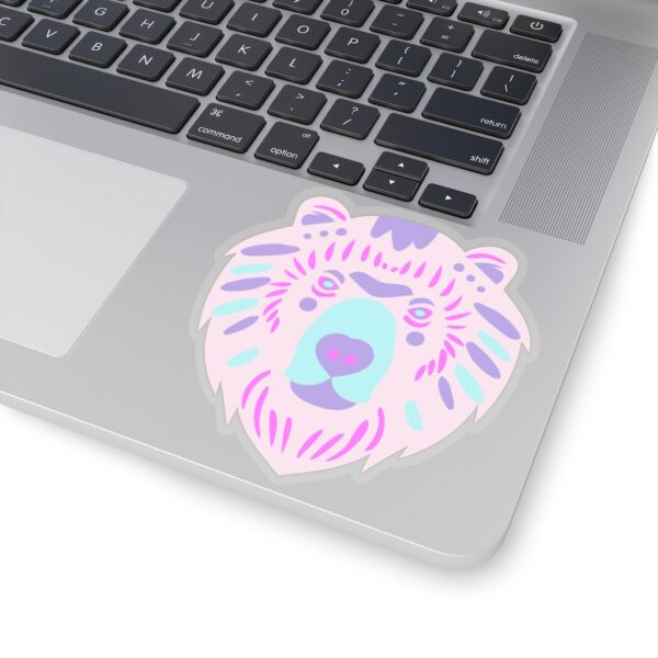 Kiss-Cut Stickers- Bear Face Pastel - Image 14