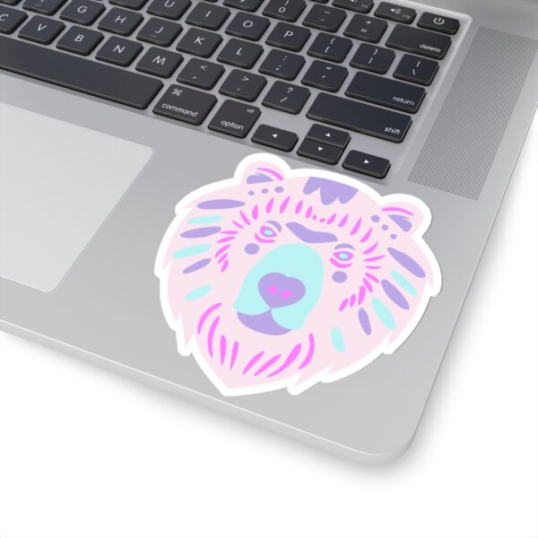 Kiss-Cut Stickers- Bear Face Pastel - Image 17