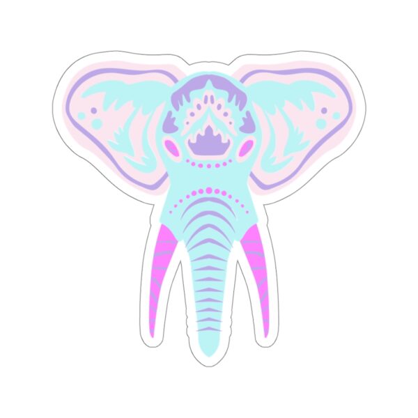 Kiss-Cut Stickers- Elephant Face Pastel - Image 16