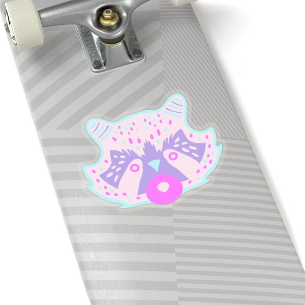 Kiss-Cut Stickers- Racoon Face Pastel - Image 20
