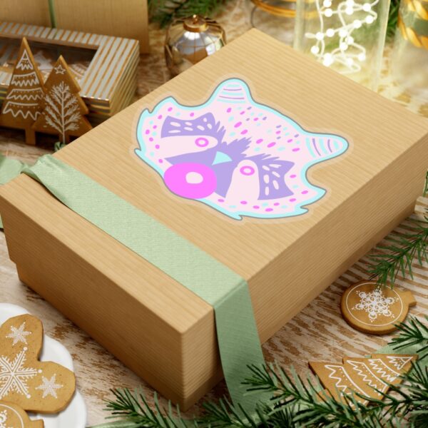 Kiss-Cut Stickers- Racoon Face Pastel - Image 21