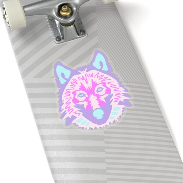 Kiss-Cut Stickers - Wolf Face Pastel - Image 20