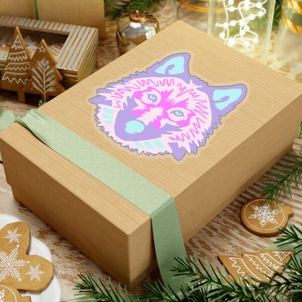 Kiss-Cut Stickers - Wolf Face Pastel - Image 21
