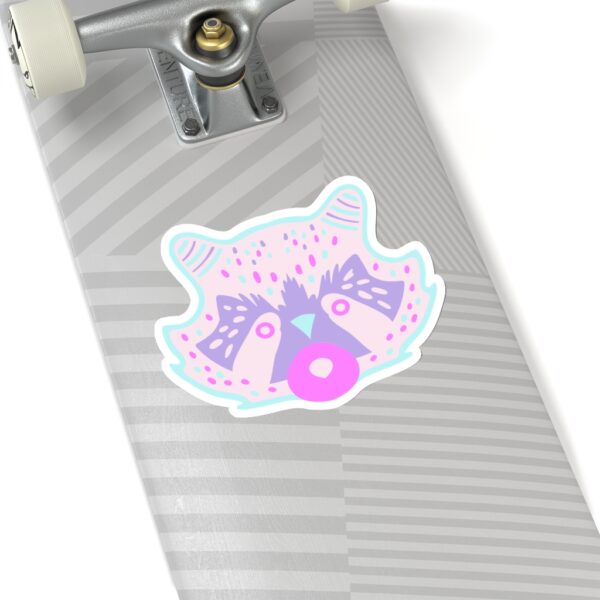 Kiss-Cut Stickers- Racoon Face Pastel - Image 23
