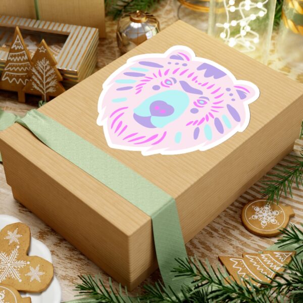 Kiss-Cut Stickers- Bear Face Pastel - Image 24