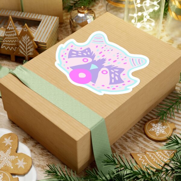Kiss-Cut Stickers- Racoon Face Pastel - Image 24
