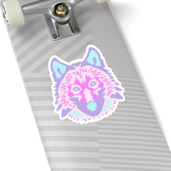 Kiss-Cut Stickers - Wolf Face Pastel - Image 23