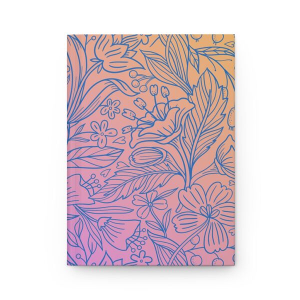 Hardcover Journal Matte - Berry Leafy Pattern - Image 2