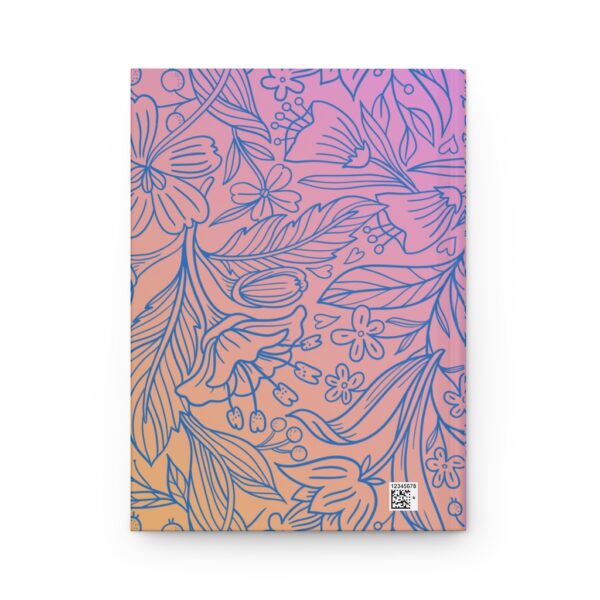 Hardcover Journal Matte - Berry Leafy Pattern - Image 3