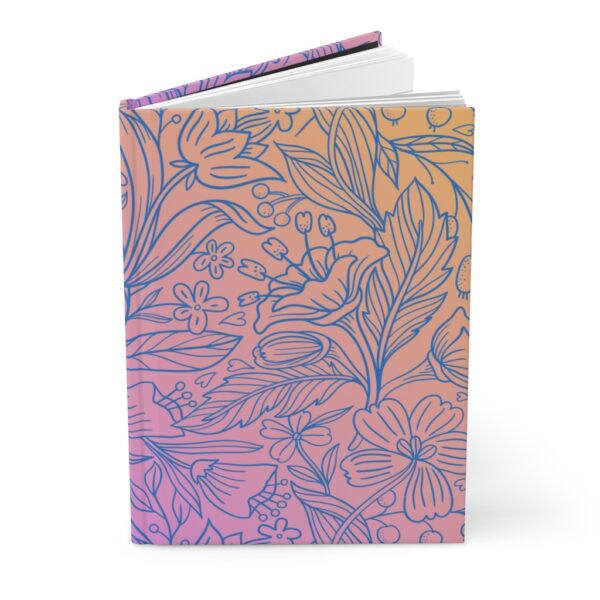 Hardcover Journal Matte - Berry Leafy Pattern - Image 4