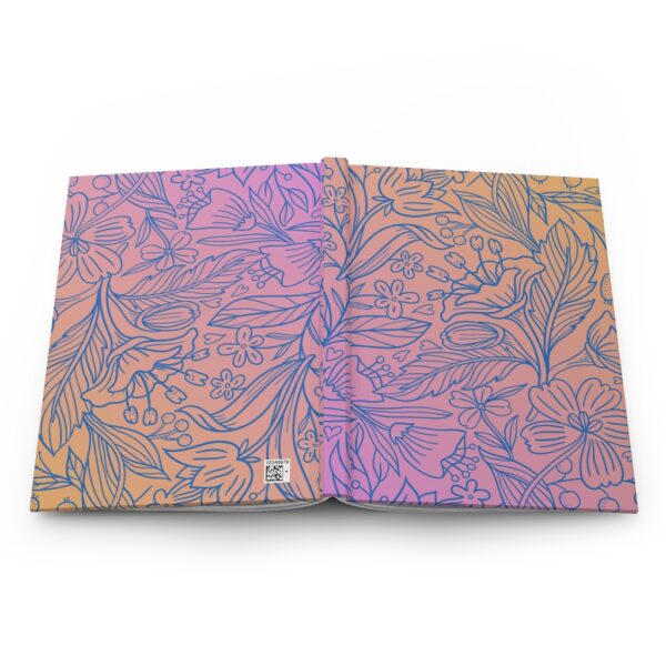 Hardcover Journal Matte - Berry Leafy Pattern - Image 6