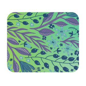 Mouse Pad - Berry Leafy Pattern