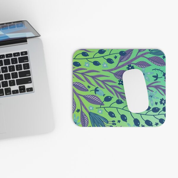 Mouse Pad - Berry Leafy Pattern - Image 4