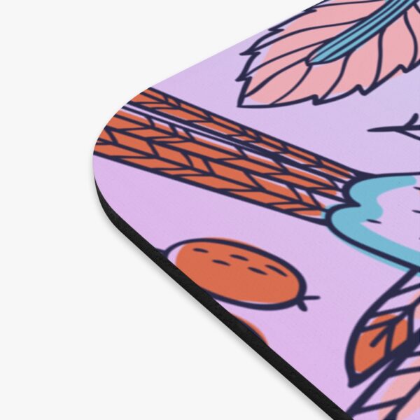 Mouse Pad  - Bird Pattern Blue/Purple - Image 2